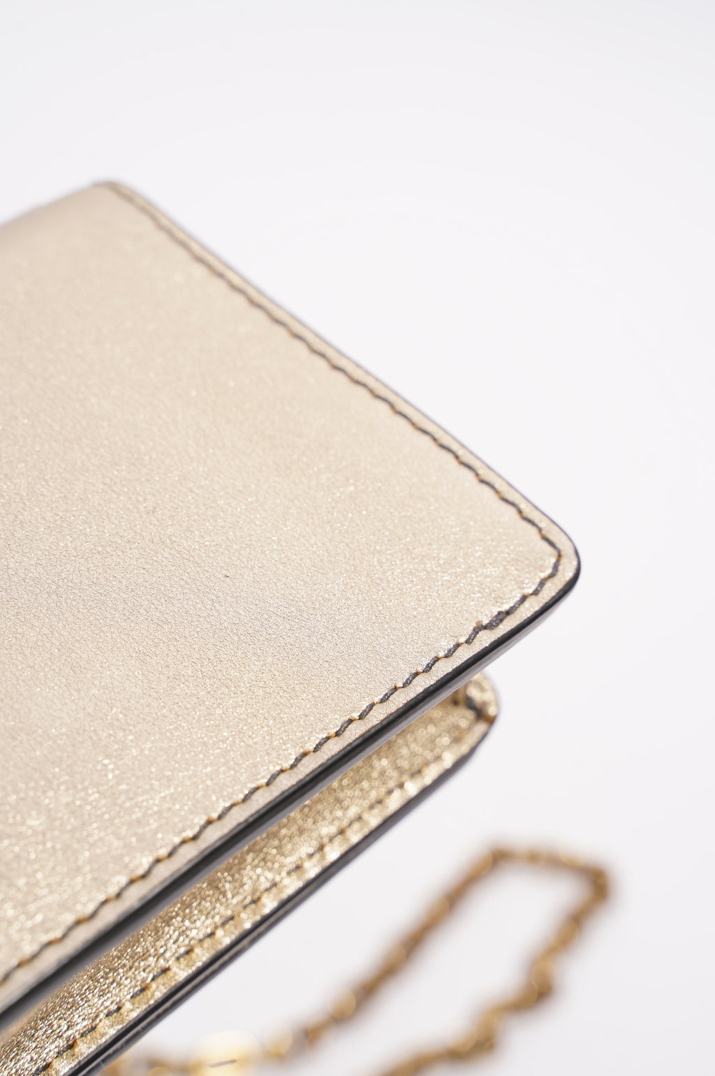 Christian Dior J'Adior Chain Flap Bag Golden Leather