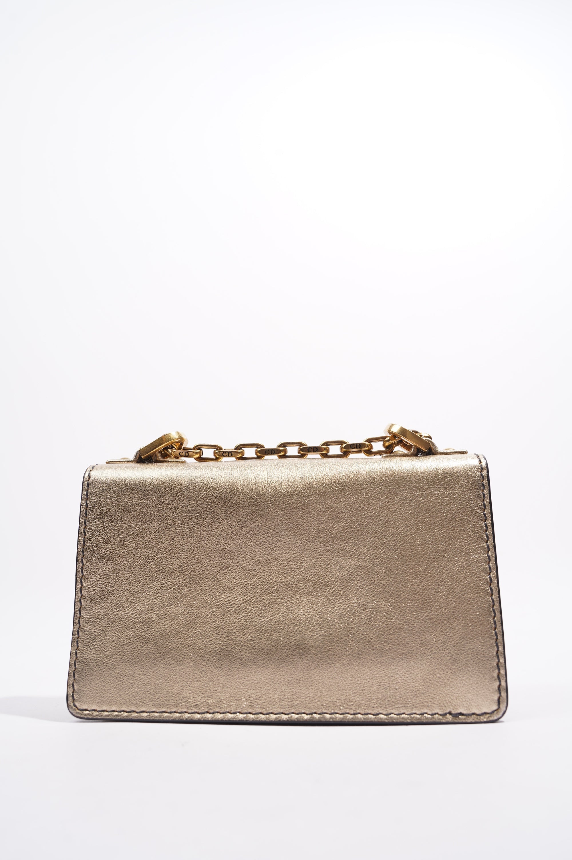 Christian Dior J'Adior Chain Flap Bag Golden Leather