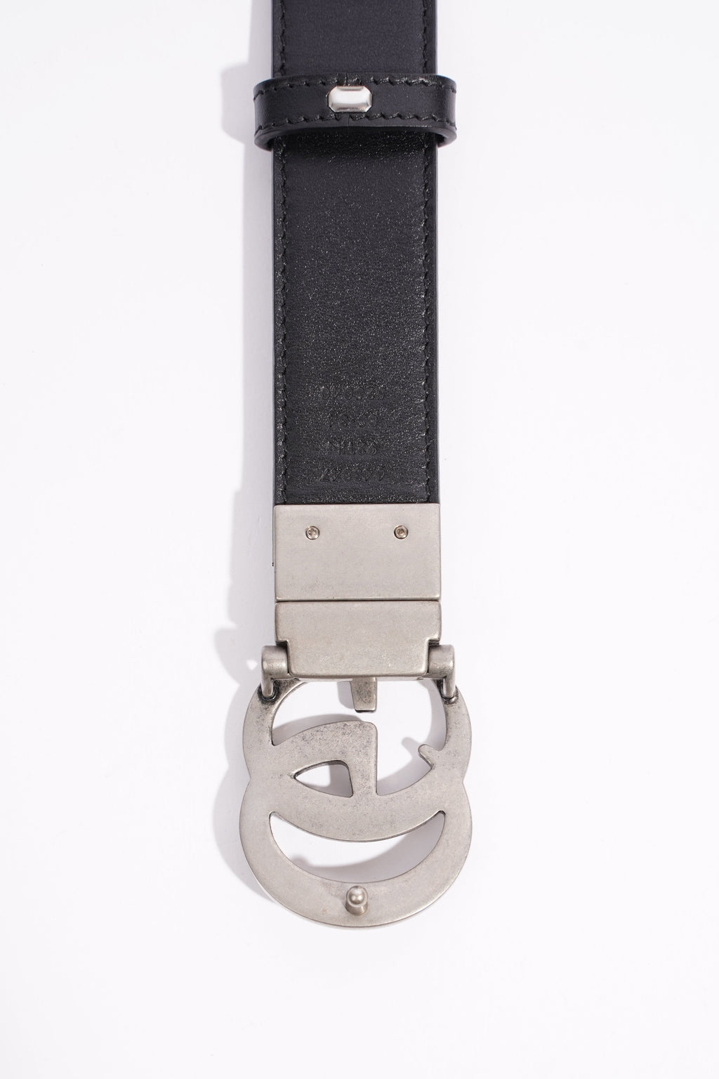 Gucci GG Marmont Reversible Belt Black GG Supreme Canvas 85cm 34"