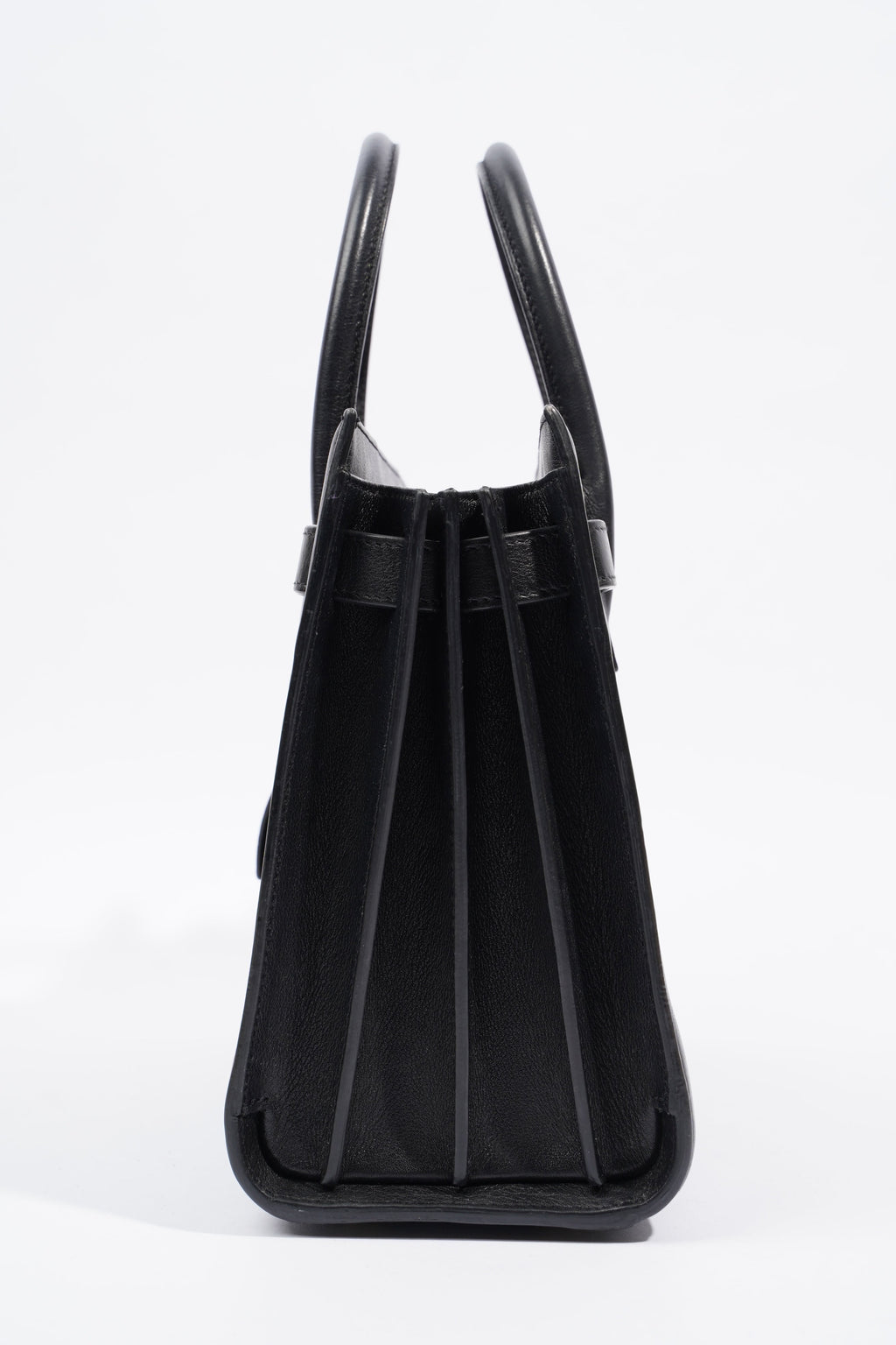 Saint Laurent Sac De Jour Black Calfskin Leather Baby