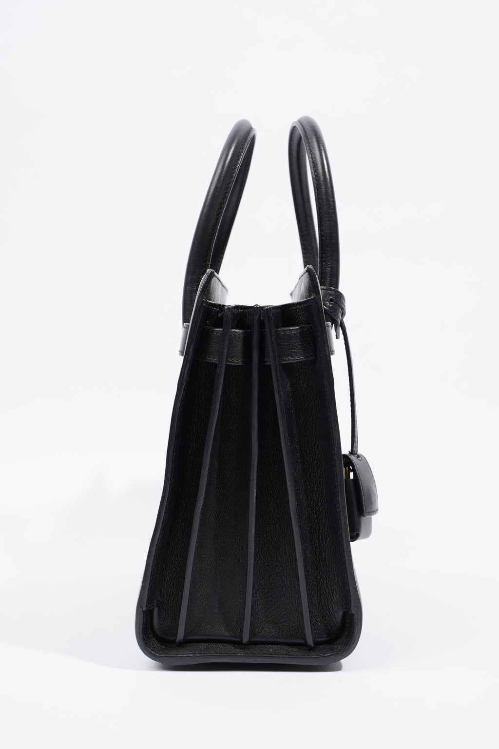Saint Laurent Sac De Jour Black Calfskin Leather Baby