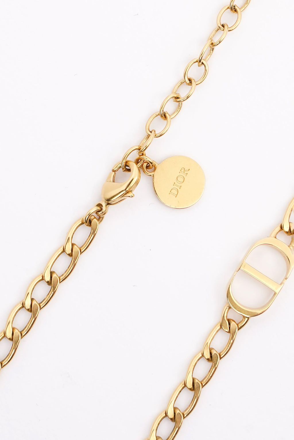 Christian Dior Petite CD Chocker Gold Gold Plated OS