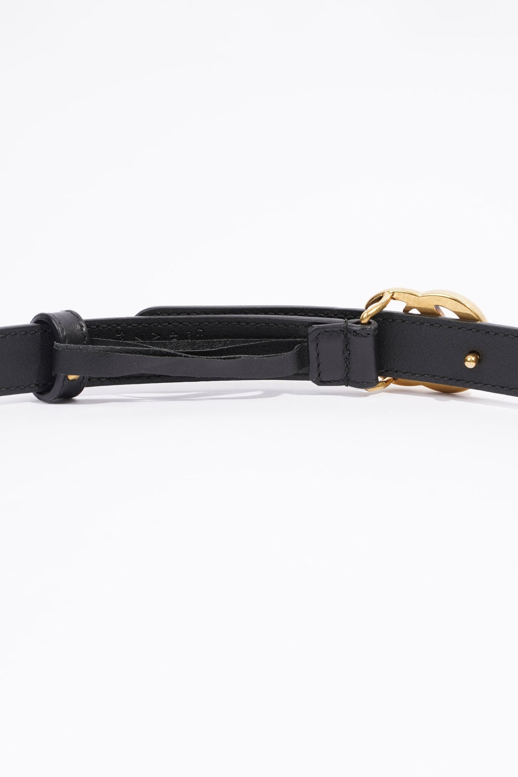 Gucci Marmont Belt Black Leather 70cm