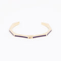Fendi Baguette Bangle Gold Base Metal Large