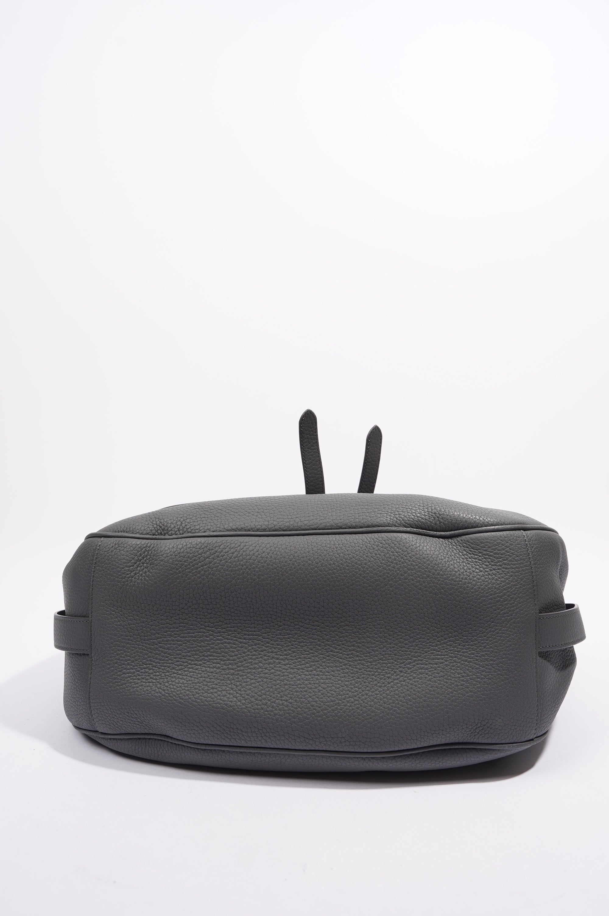 Christian Dior Saddle Bag Grey Calfskin Leather