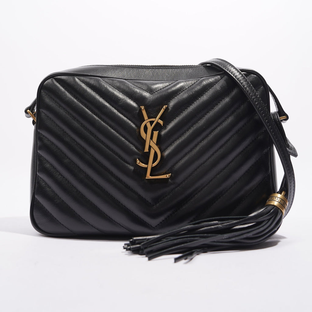Saint Laurent Lou Bag Black Calfskin Leather
