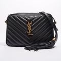 Saint Laurent Lou Bag Black Calfskin Leather