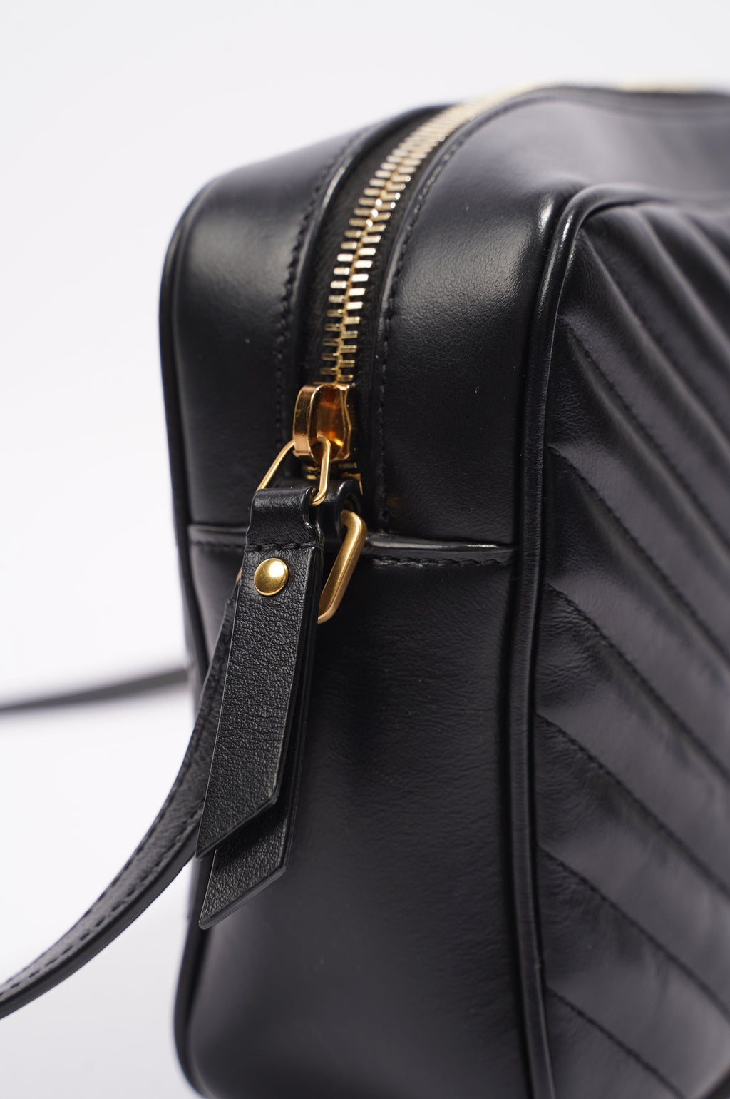 Saint Laurent Lou Bag Black Calfskin Leather