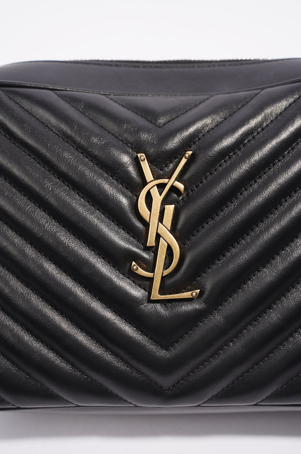 Saint Laurent Lou Bag Black Calfskin Leather
