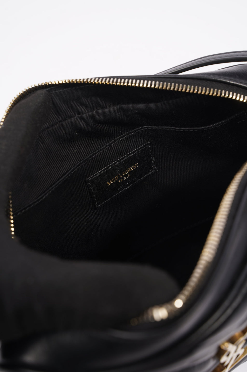 Saint Laurent Lou Bag Black Calfskin Leather