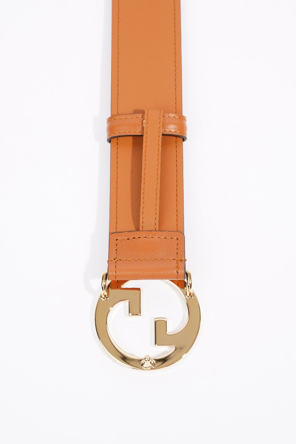 Gucci Interlock GG Belt Tan Leather 100cm