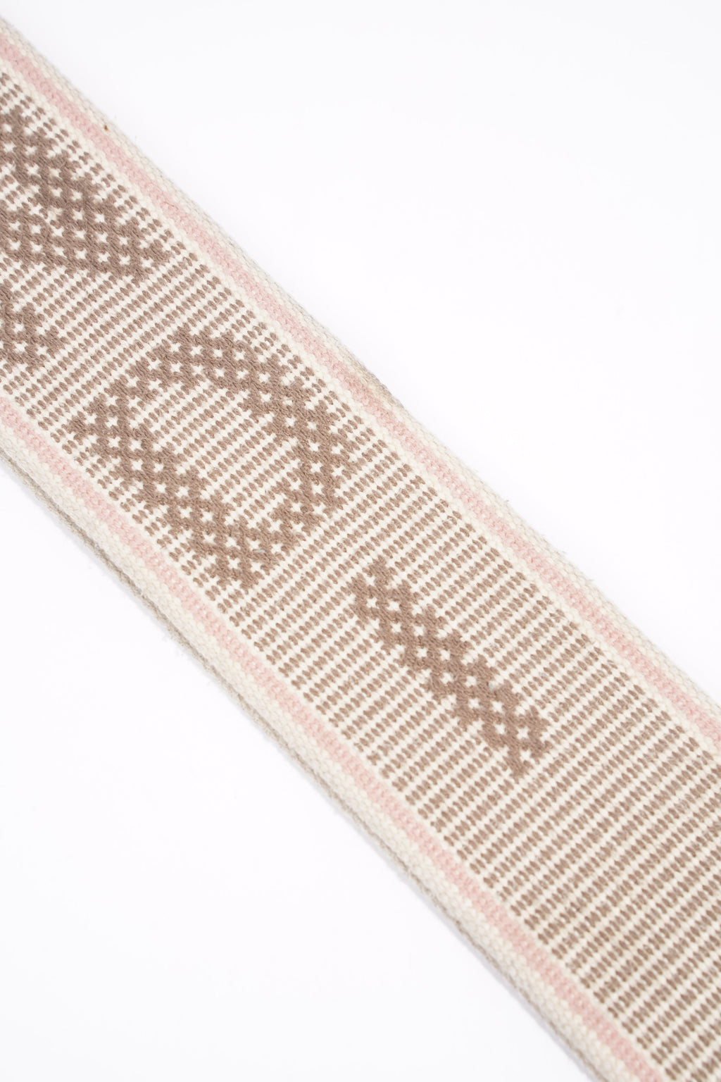 Fendi Canvas Strap Grey / Pink / White Canvas