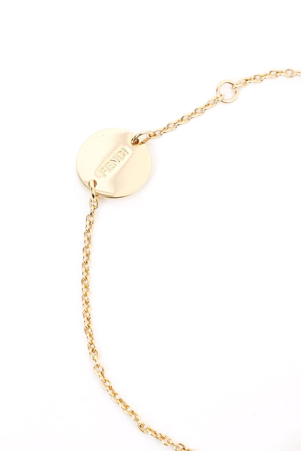 Fendi F Bracelet Gold / Black Base Metal