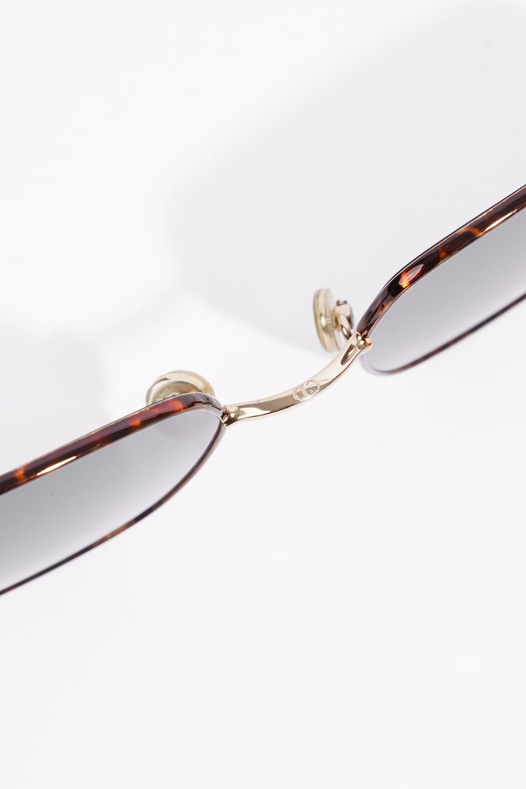 Christian Dior Stellaire Sunglasses Silver / Tortoise Shell Base Metal 146