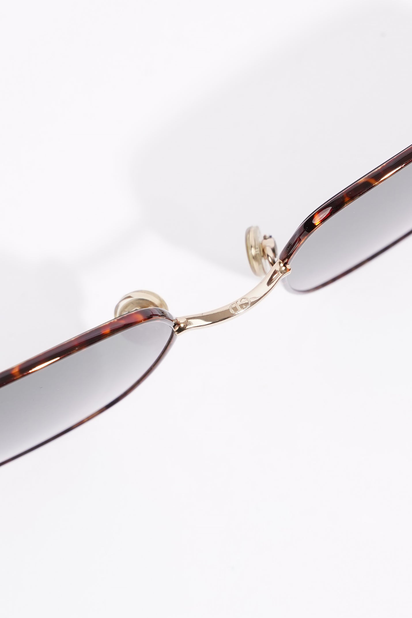 Christian Dior Stellaire Sunglasses Silver / Tortoise Shell Base Metal 146