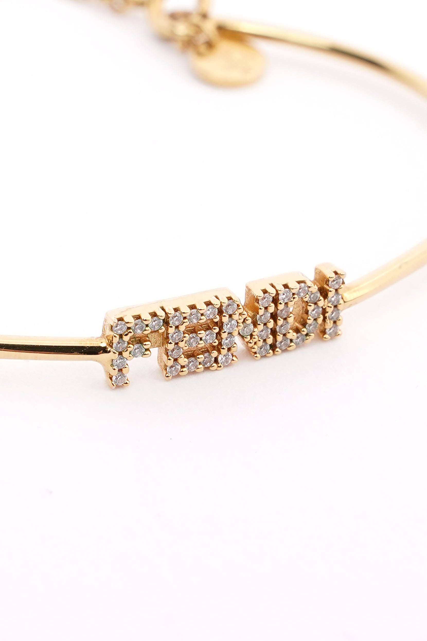 Fendi Bangle Gold Gold Plated OS