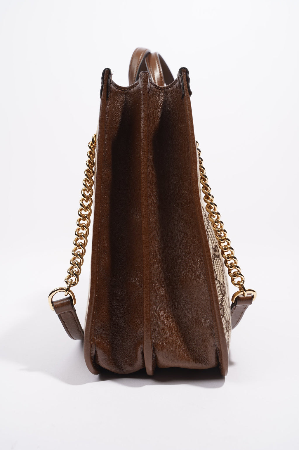 Gucci 1955 Horsebit Chain Tote Monogram Canvas