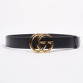 Gucci Marmont Belt Black Leather 70cm 28"