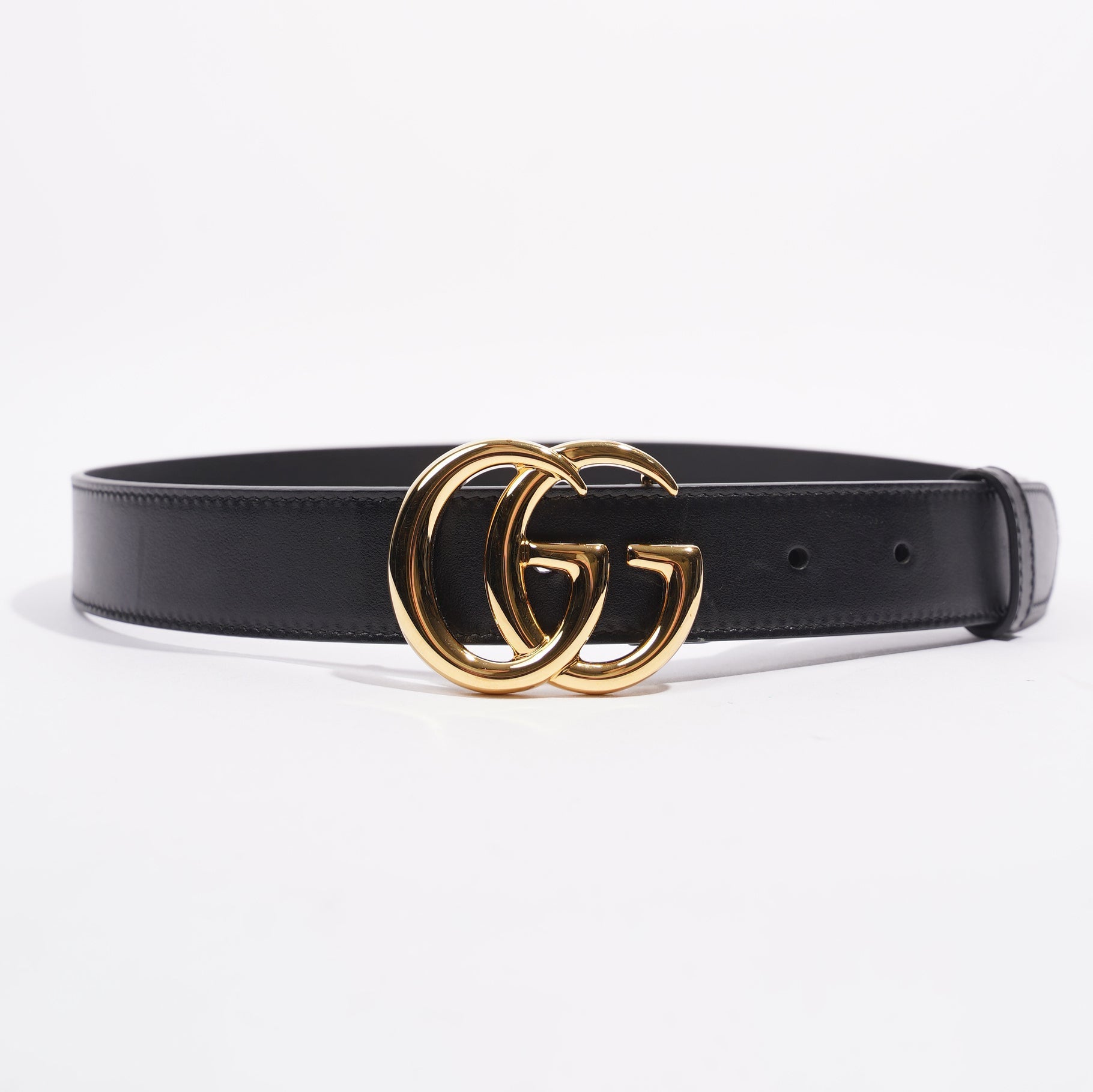 Gucci Marmont Belt Black Leather 70cm 28"