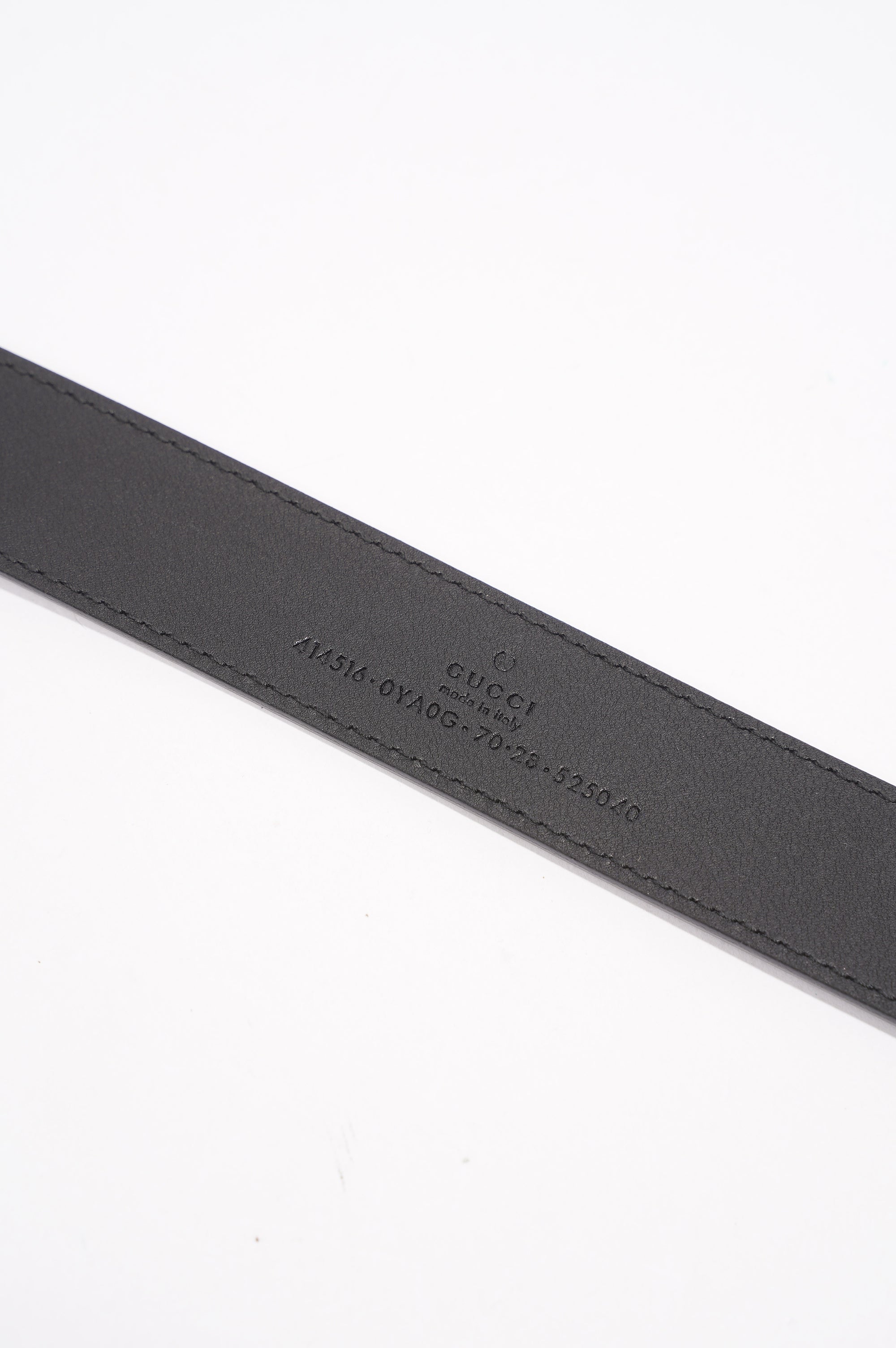 Gucci Marmont Belt Black Leather 70cm 28"