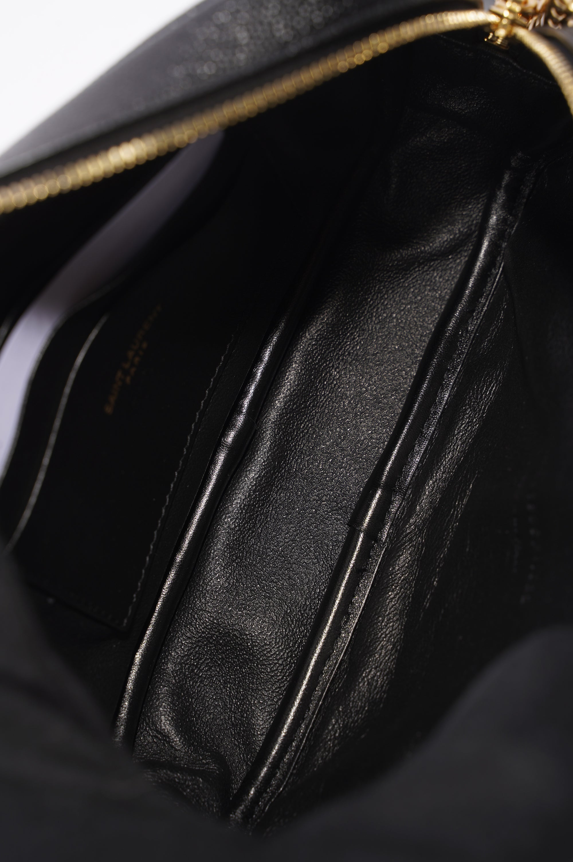 Saint Laurent Lou Camera Bag Black Matelasse Leather Mini