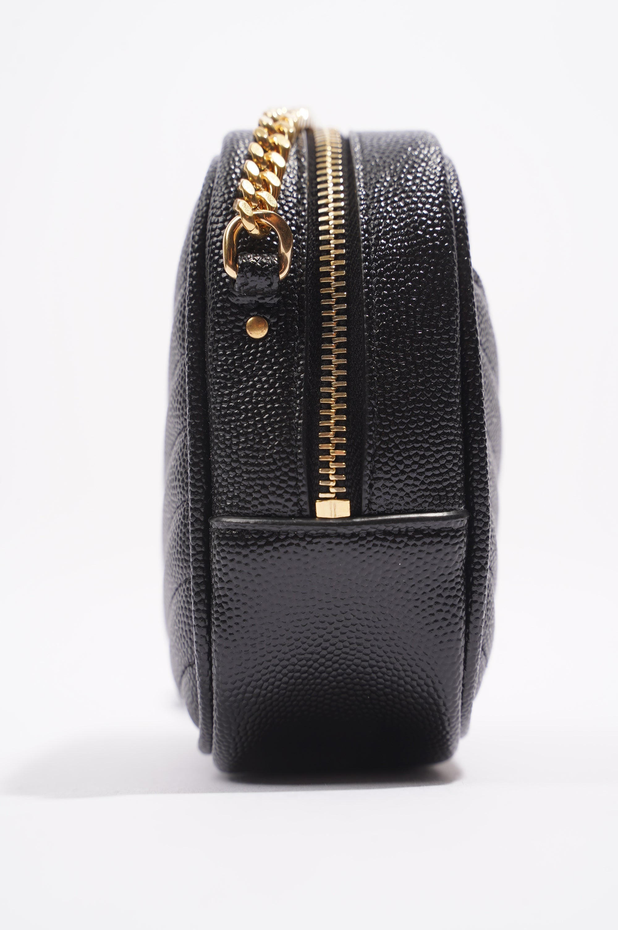 Saint Laurent Lou Camera Bag Black Matelasse Leather Mini