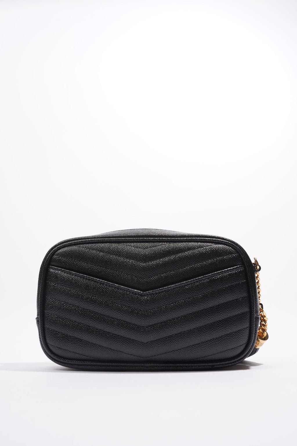 Saint Laurent Lou Camera Bag Black Matelasse Leather Mini
