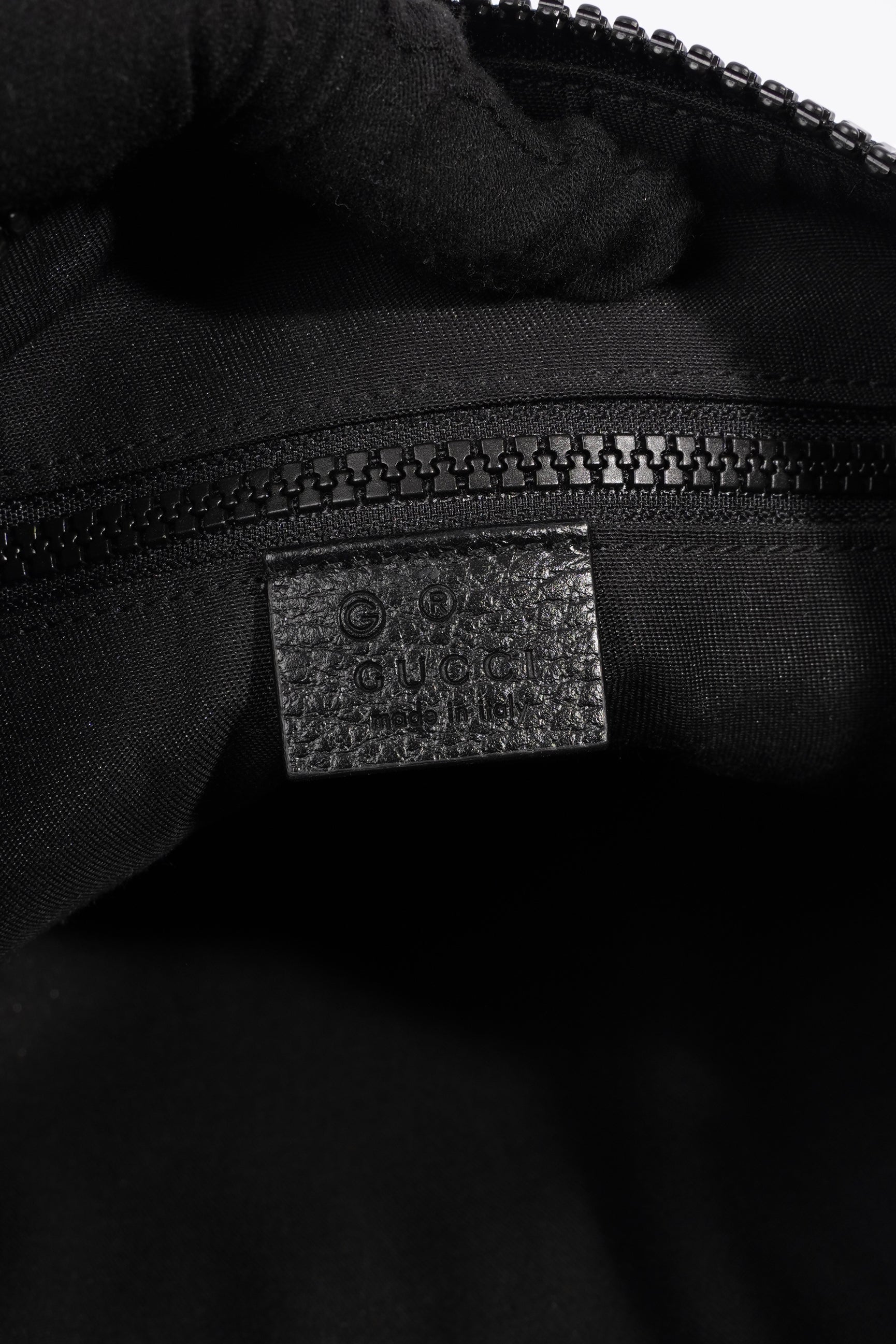 Gucci GG Supreme Messenger Bag Black Canvas