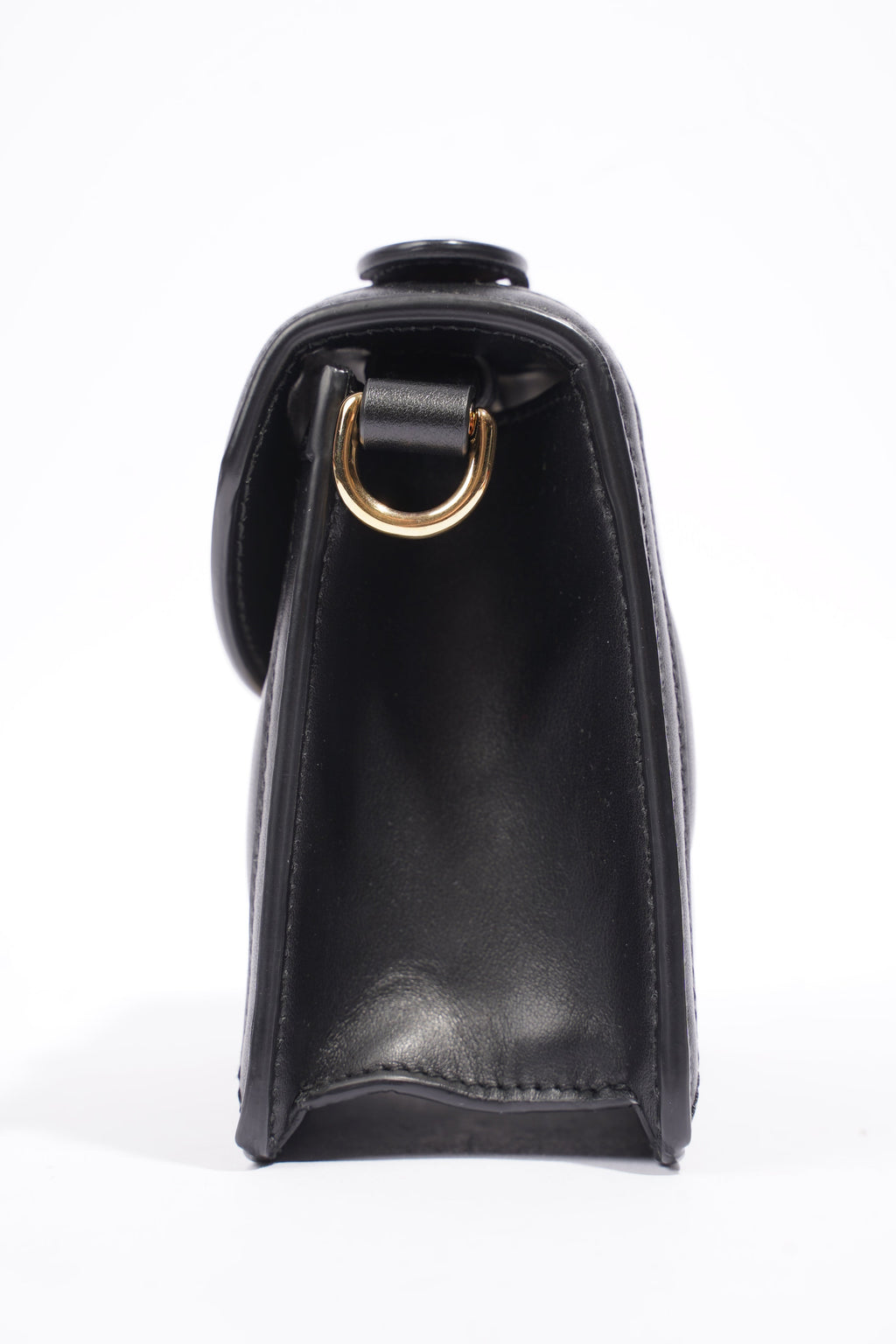 Gucci GG Matelasse Top Handle Black Matelasse Leather Small