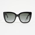 Gucci Square Sunglasses Black Acetate 51mm 22mm