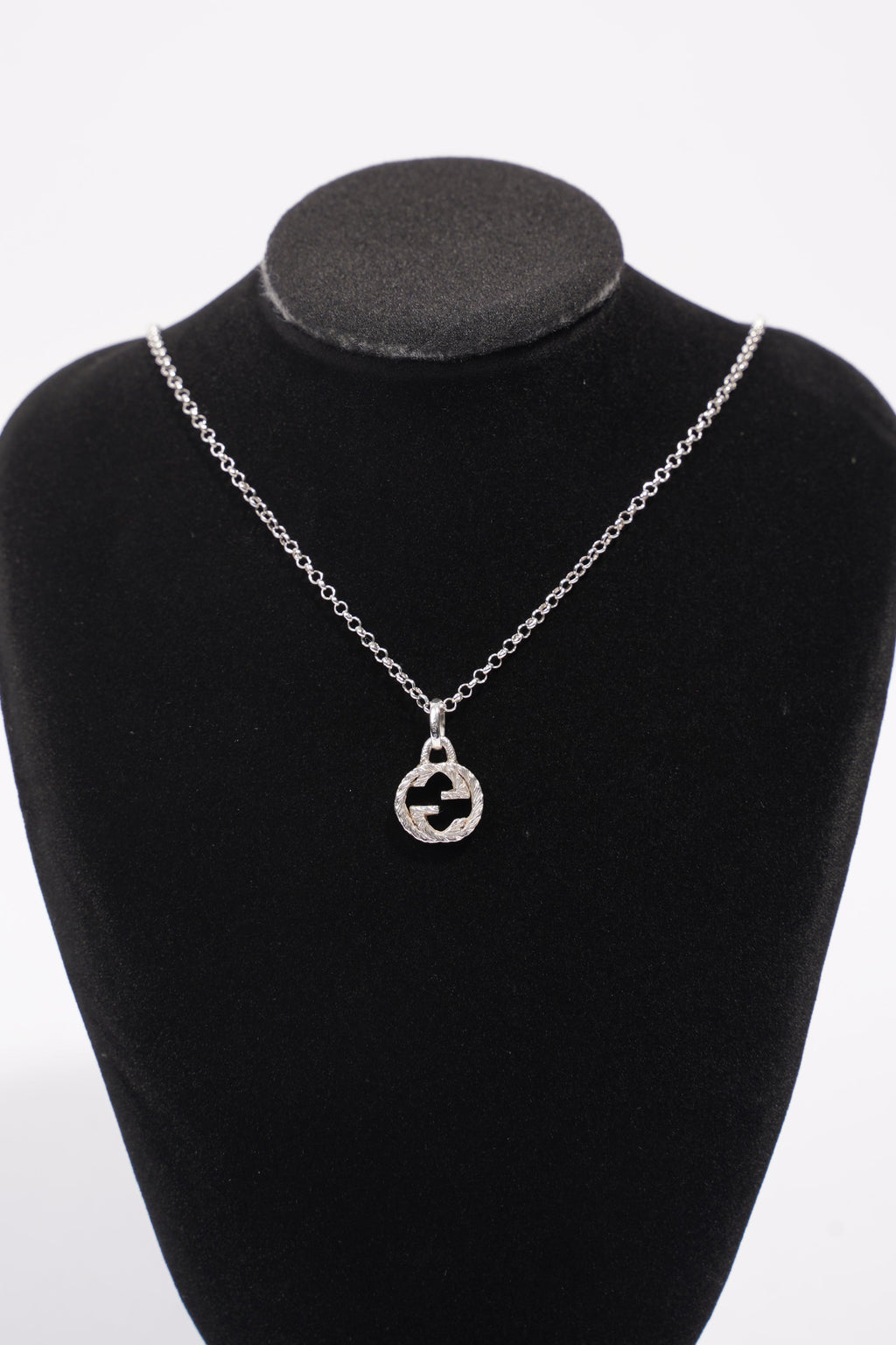 Gucci Interlocking G Necklace Silver Silver Sterling