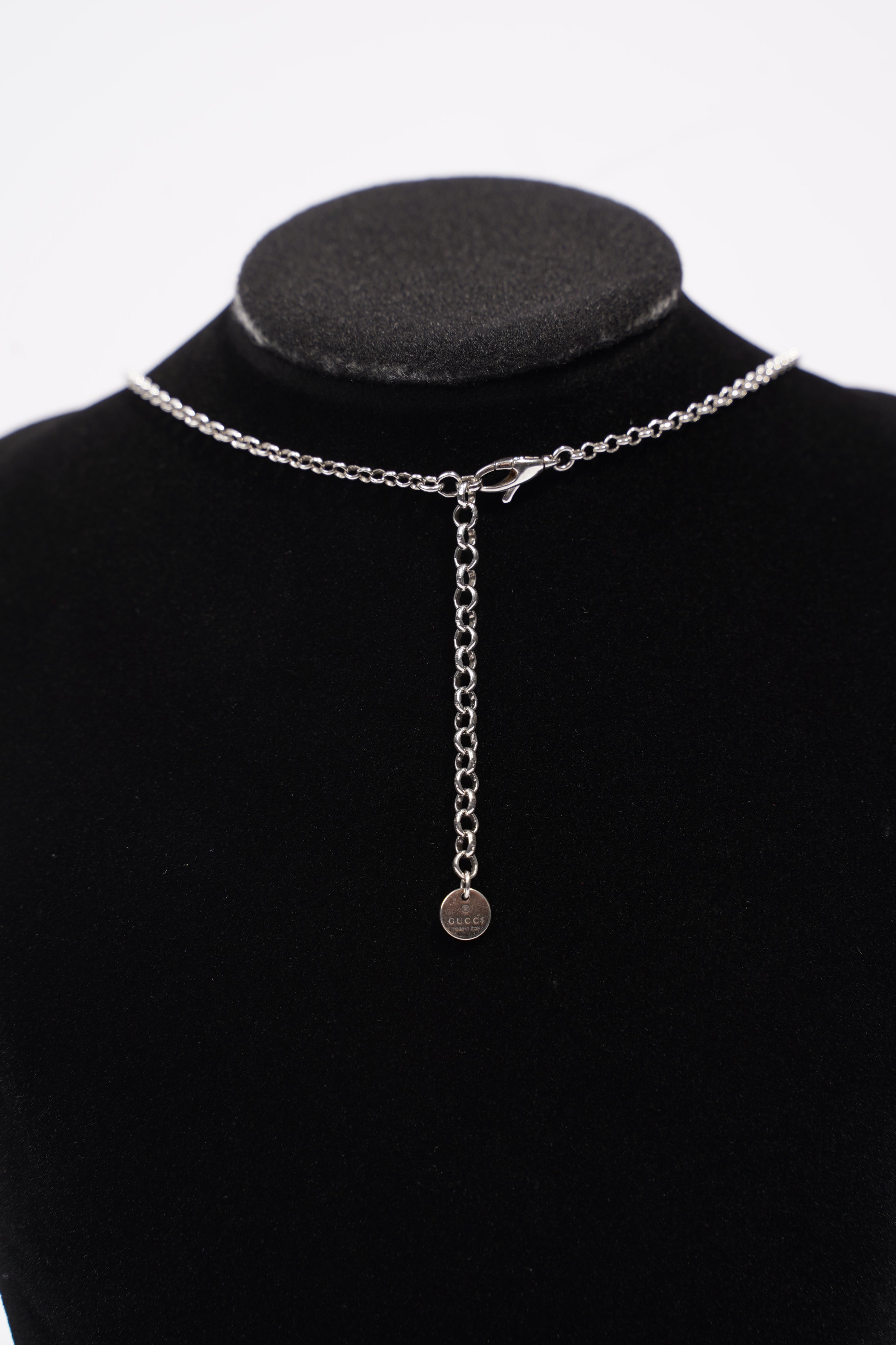 Gucci Interlocking G Necklace Silver Silver Sterling