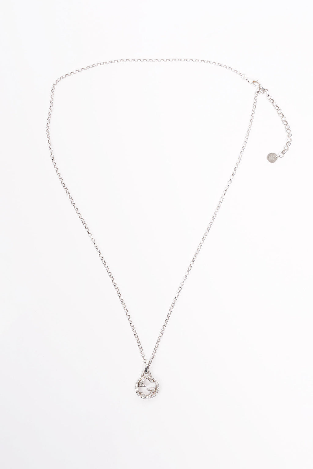 Gucci Interlocking G Necklace Silver Silver Sterling