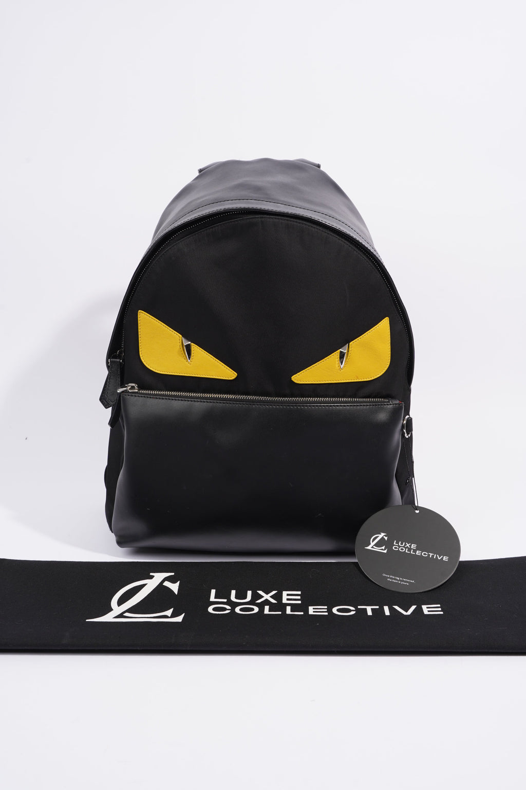 Fendi Monster Eyes Black / Yellow Nylon
