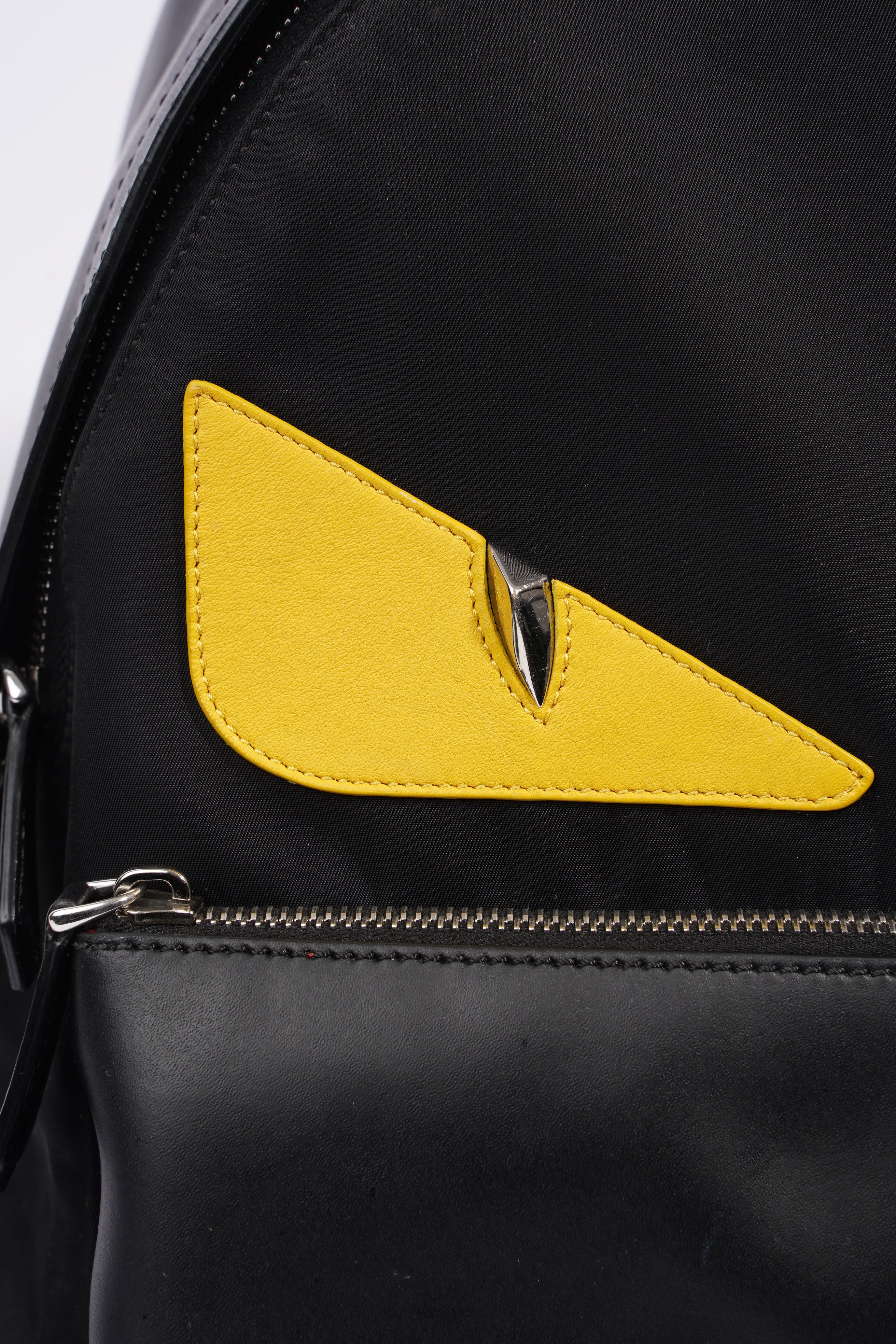 Fendi Monster Eyes Black / Yellow Nylon