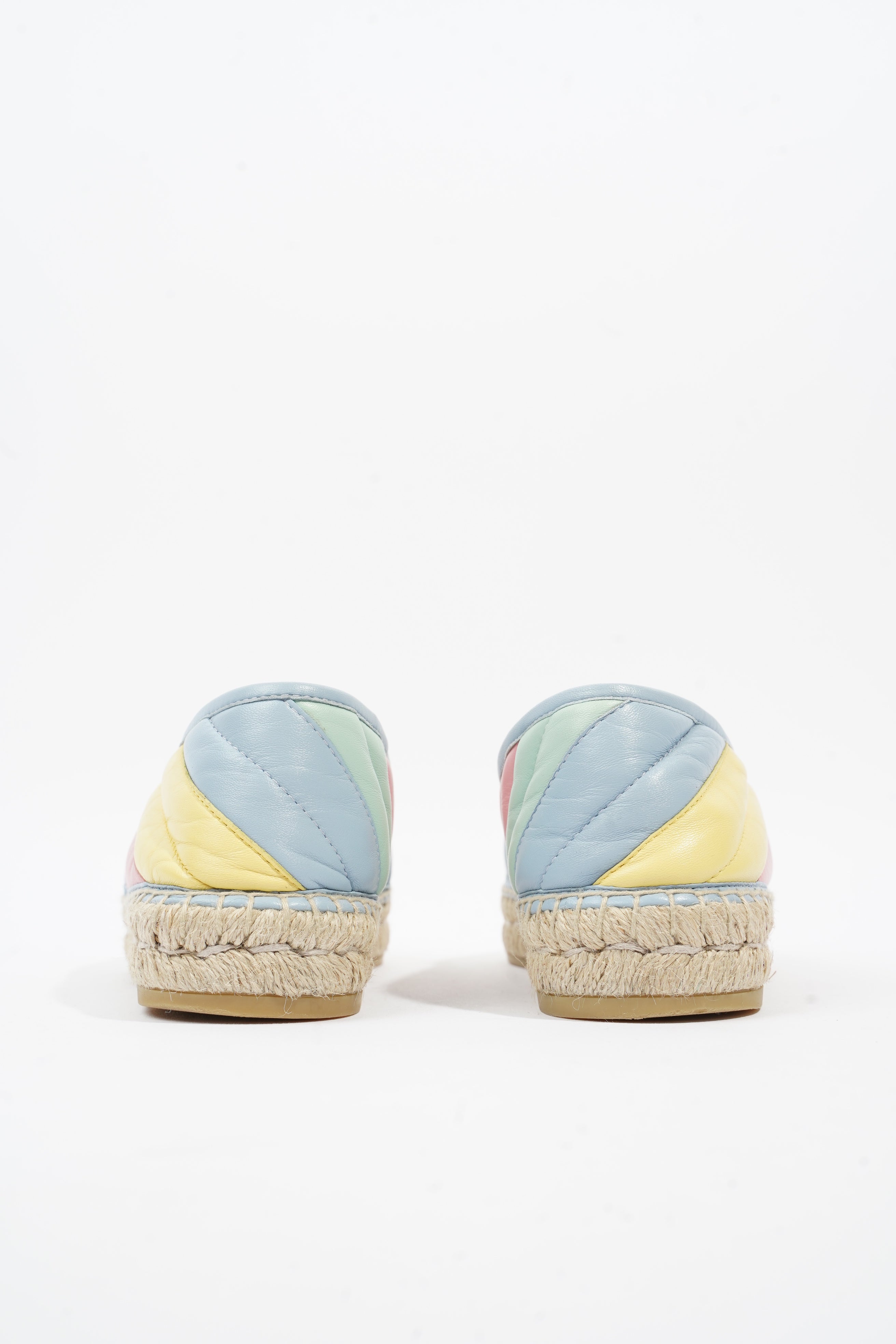 Gucci Marmont Espadrilles Multicolour Leather EU 38 UK 5