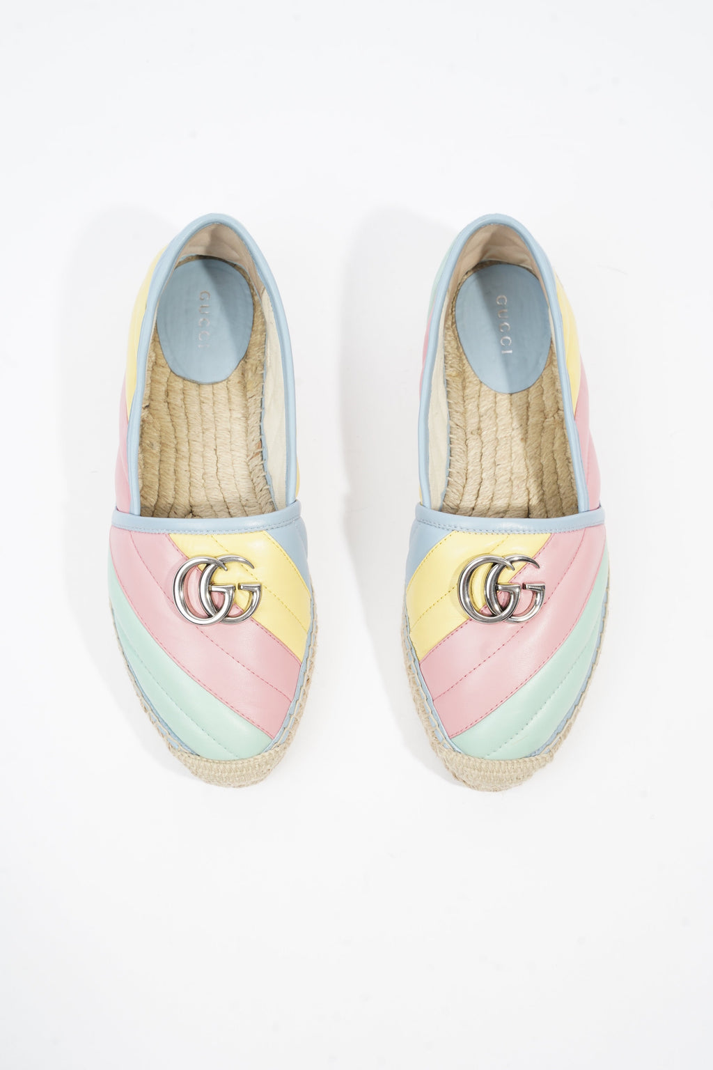 Gucci Marmont Espadrilles Multicolour Leather EU 38 UK 5