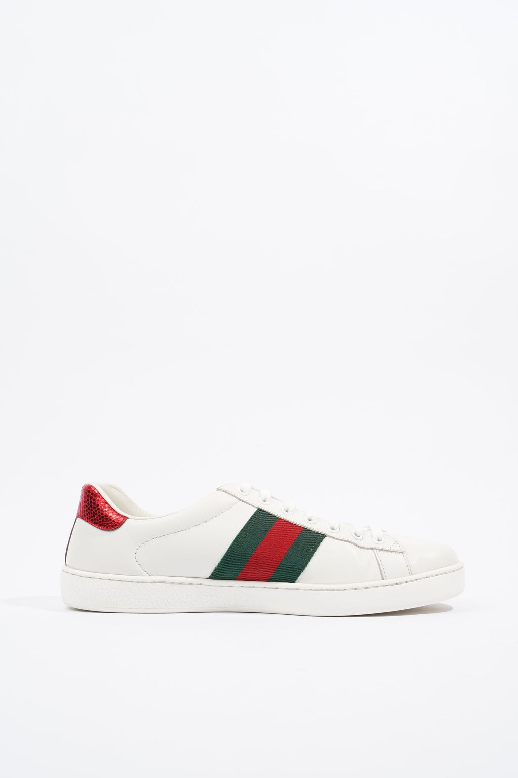 Gucci Ace Bee White / Green / Red Canvas EU 42.5 UK 8.5