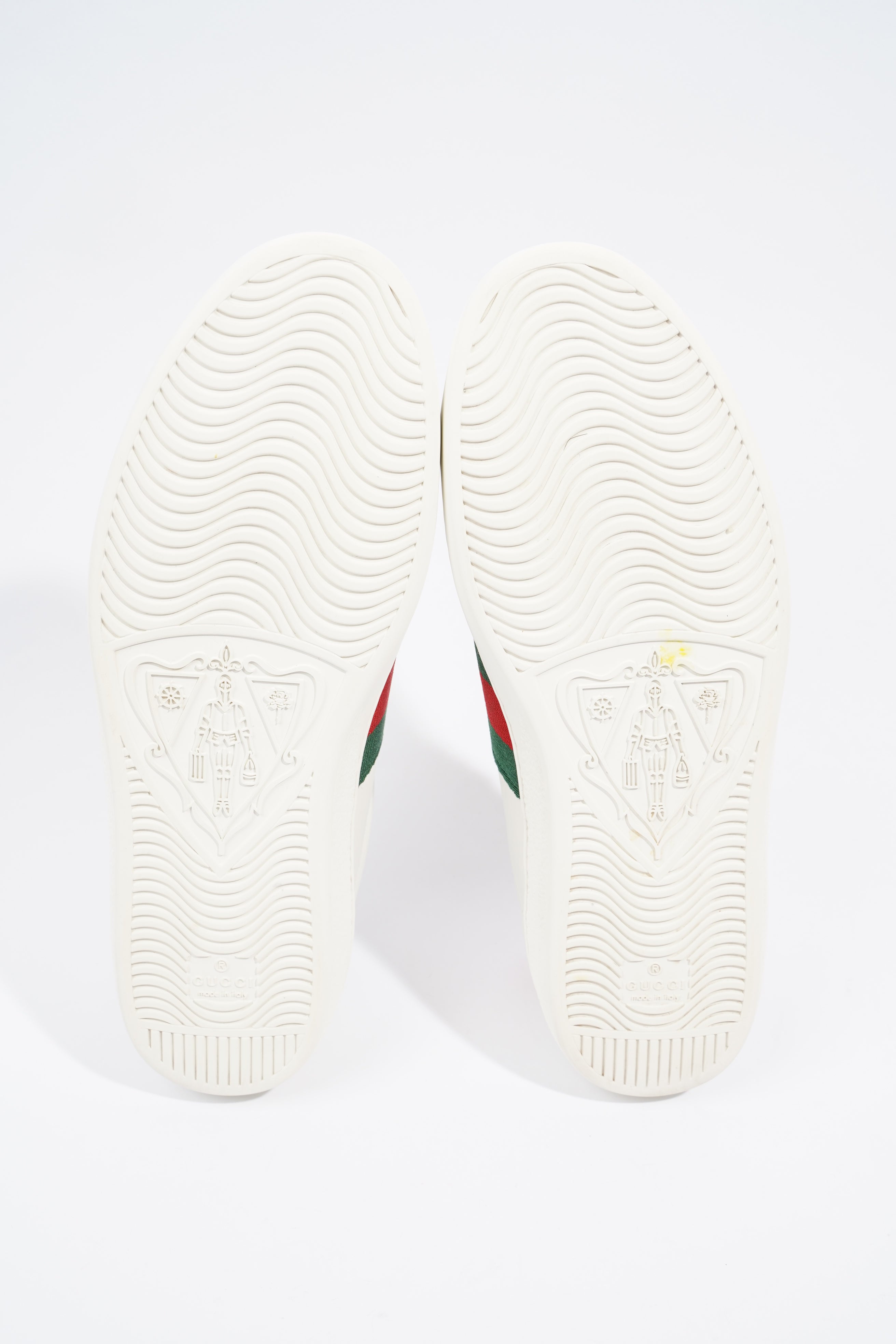 Gucci Ace Bee White / Green / Red Canvas EU 42.5 UK 8.5