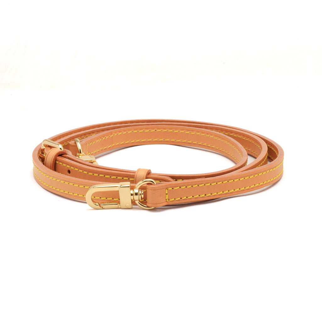 1.2cm Vachetta Leather Crossbody Strap for Louis Vuitton Small Sized Bags