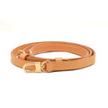 1.5cm Vachetta Leather Crossbody Strap for Medium Sized Louis Vuitton Bags - Honey Patina