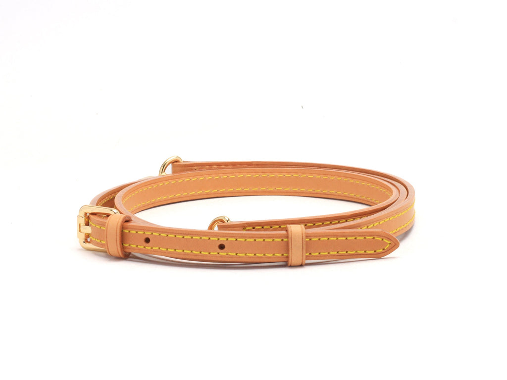 1.2cm Vachetta Leather Crossbody Strap for Louis Vuitton Small Sized Bags