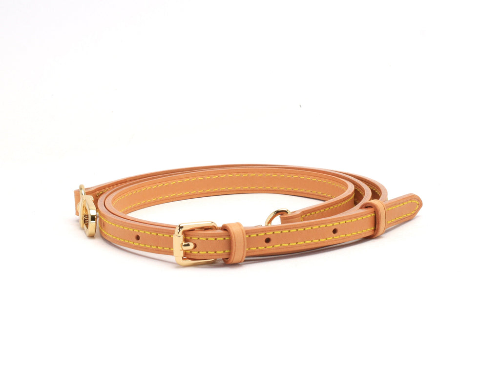 1.2cm Vachetta Leather Crossbody Strap for Louis Vuitton Small Sized Bags