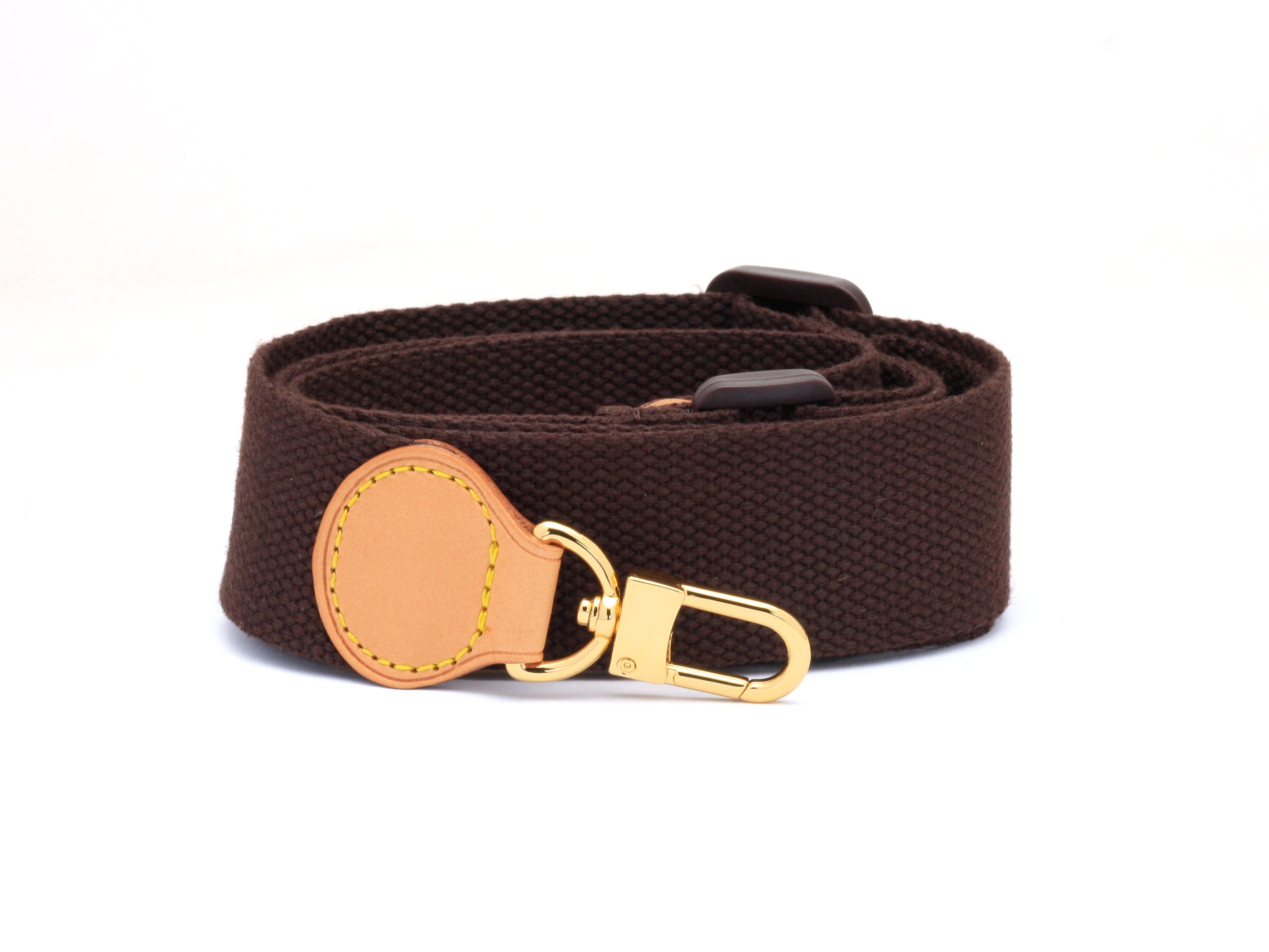 Louis Vuitton Strap Replacement Premium Cotton and Vachetta Leather Adjustable Crossbody Strap