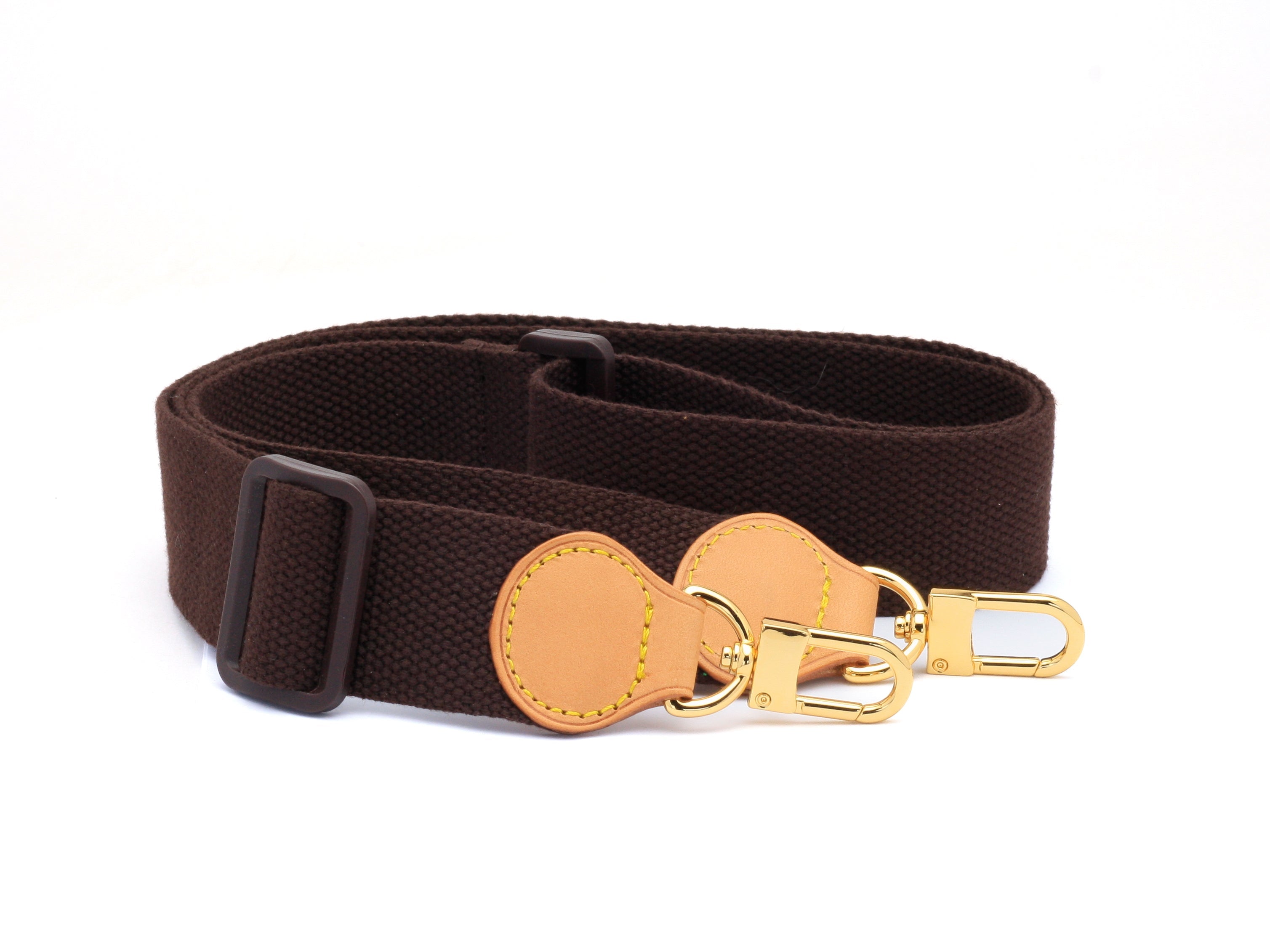 Louis Vuitton Strap Replacement Premium Cotton and Vachetta Leather Adjustable Crossbody Strap