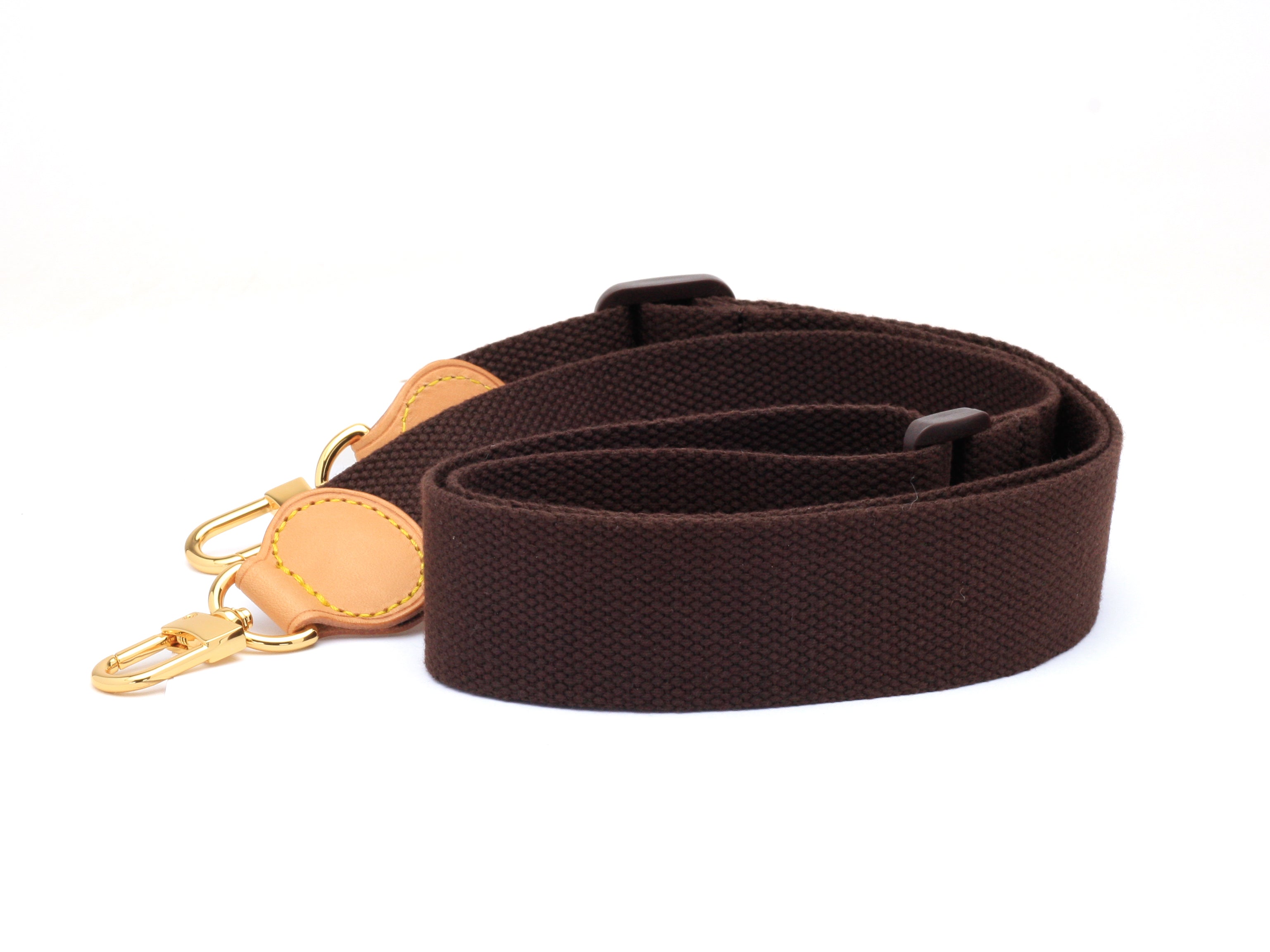 Louis Vuitton Strap Replacement Premium Cotton and Vachetta Leather Adjustable Crossbody Strap