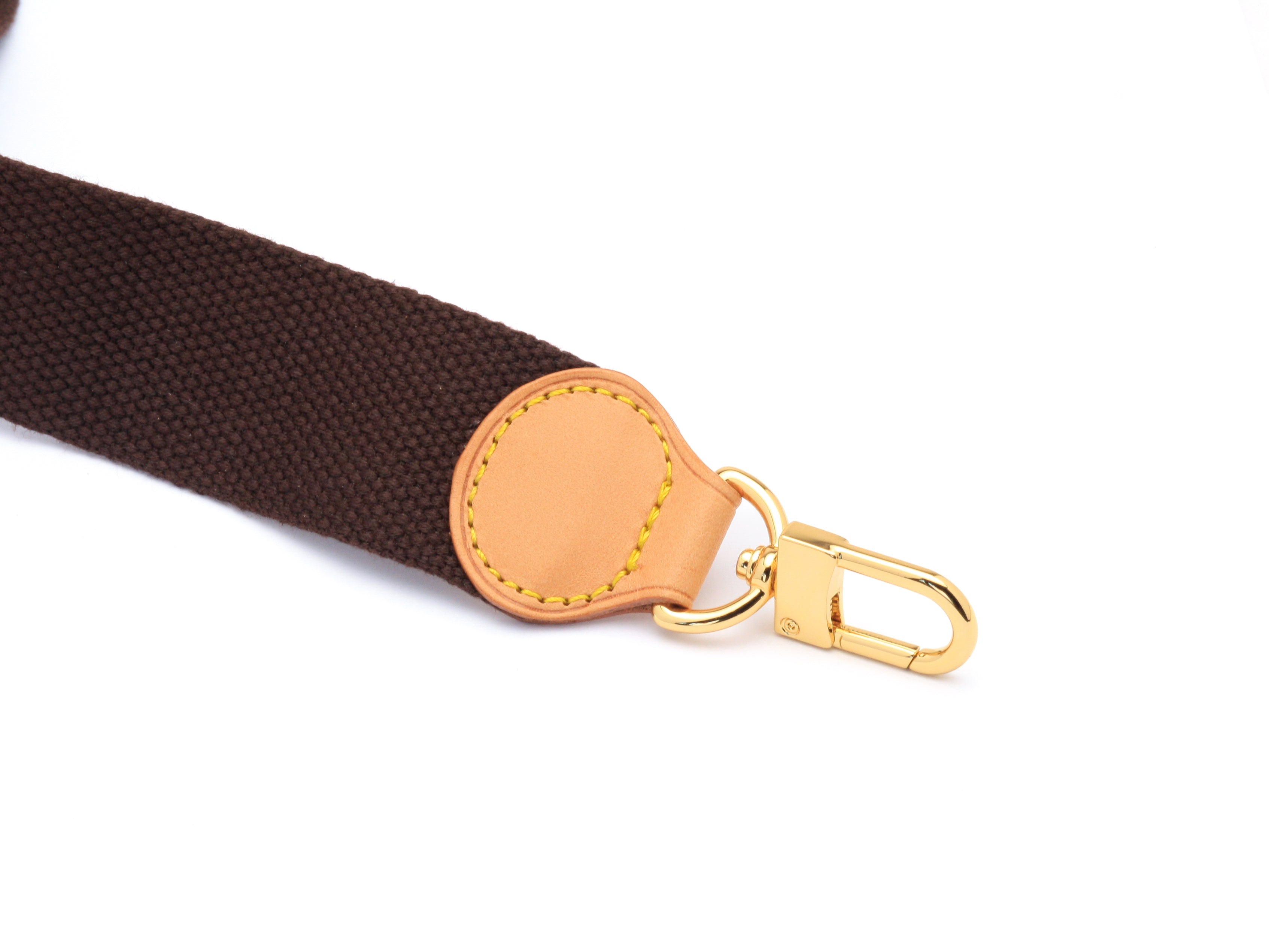 Louis Vuitton Strap Replacement Premium Cotton and Vachetta Leather Adjustable Crossbody Strap