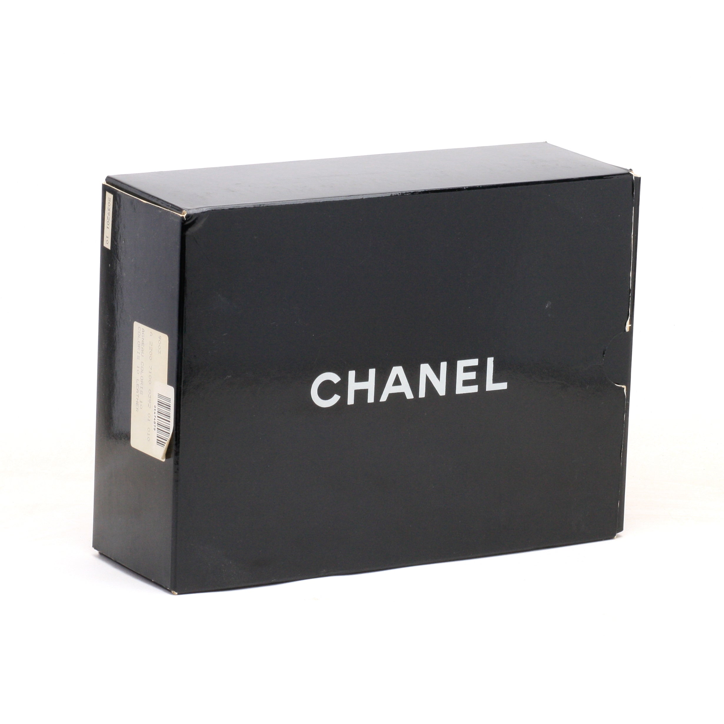 Chanel Shoulder Bag Flap Black Lambskin Leather Matrasse Vintage
