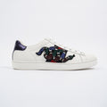 Gucci Ace Embroidered White / Navy / Red Leather EU 36 UK 3
