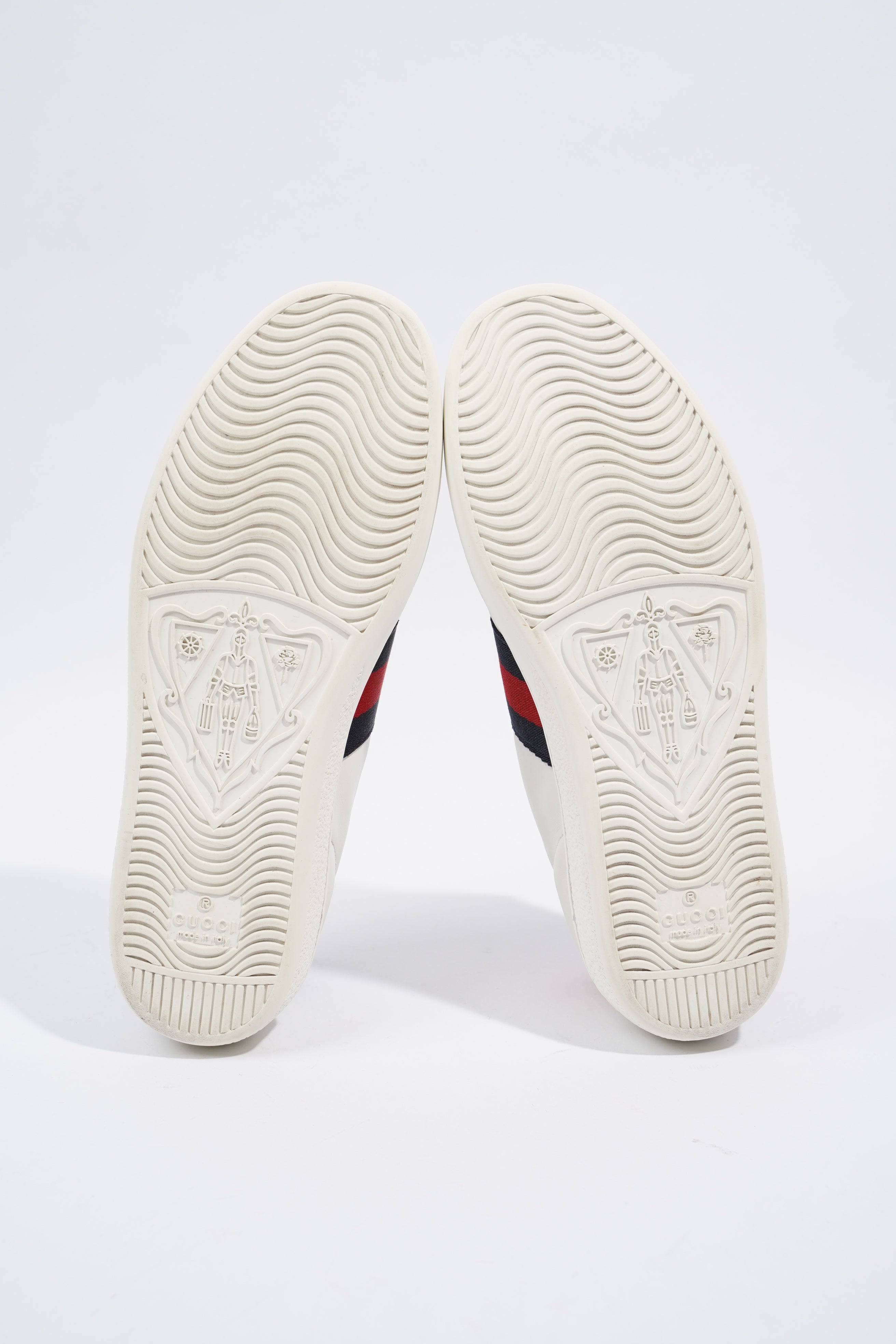 Gucci Ace Embroidered White / Navy / Red Leather EU 36 UK 3